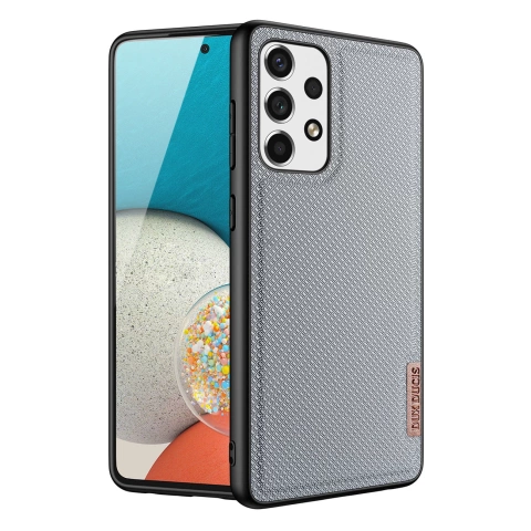Dux Ducis Fino Etuihülle aus Nylonmaterial für Samsung Galaxy A73 blau