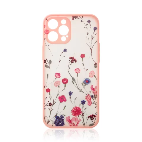 Design Case für iPhone 13 Pro Max Blumenrosa