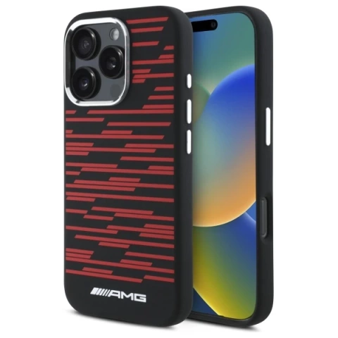 AMG Silicone MagSafe Hardcase iPhone 16 Pro Max 6,9″ – Czarny