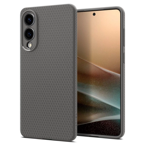 Samsung Galaxy S25 Edge Spigen Liquid Air Hülle Grau