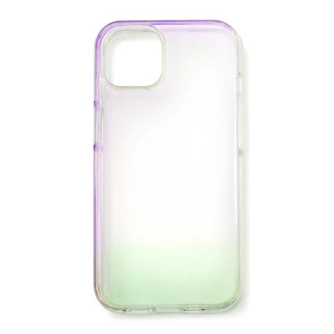 Aurora Case Hülle für iPhone 12 Gel Neon Cover lila