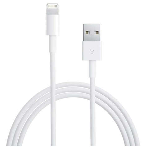 1 m schnelles USB-A-zu-Lightning-zu-Apple-Kabel Weiß