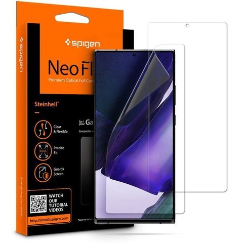 2x Folia ochronna Spigen Neo Flex HD für Galaxy Note 20 Ultra Case Friendly