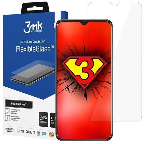 3mk Flexible Glass 7H Hybridglas für Xiaomi Poco M3