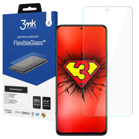 3mk Flexibles Glas 7H Hybridglas für Xiaomi Redmi Note 11 Pro 4G / 5G / 11 Pro 5G / Poco X4 Pro 5G