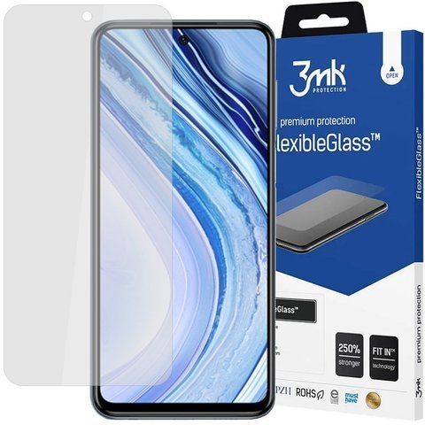 3mk Flexibles Glas 7H für Xiaomi Redmi Note 9S / 9 Pro / 9 Pro Max