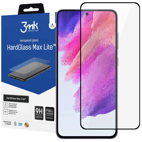 3mk Hartglas HardGlass Max Lite für Samsung Galaxy S21 FE Schwarz