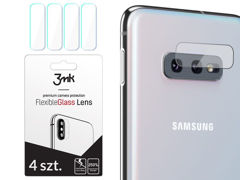 4x 3mk Flexibles Glas für Kameraobjektiv für Samsung Galaxy S10e