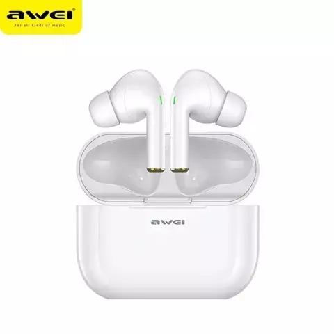 AWEI Bluetooth 5.0 T29 TWS kabellose Kopfhörer-Dockingstation Weiß