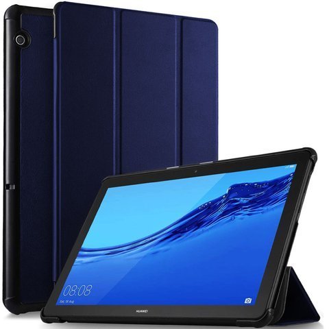 Alogy Book Cover für Huawei MediaPad T5 10.1 Marineblau