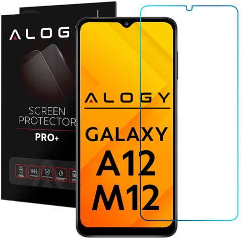 Alogy Displayschutzfolie aus gehärtetem Glas für Samsung Galaxy A12 2020/2021