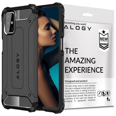 Alogy Hard Armor Hülle für Samsung Galaxy M51 grau