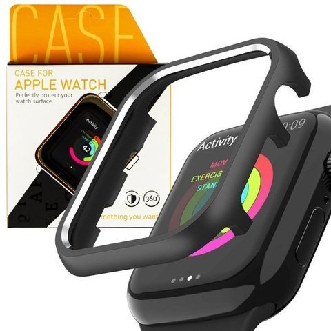 Alogy Hülle für Apple Watch 4 42mm Schwarz