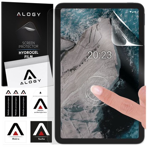 Alogy Hydrogel-Schutzfolie für Tablet für Nokia T20 10,4 Zoll 2021