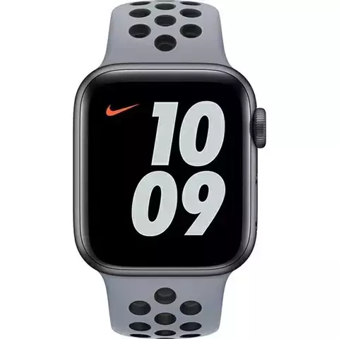 "Armband Apple Watch MG3V3ZM/A 38/40/41mm Nike Sport Brand grau-schwarz/obsidiannebel-schwarz"