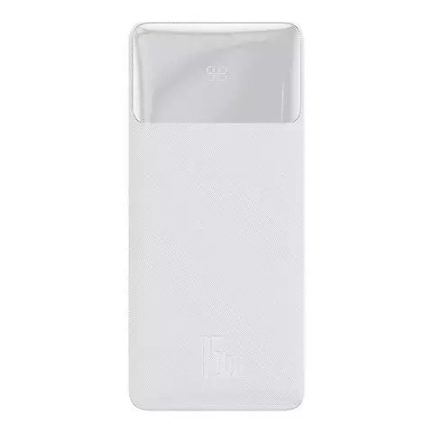 Baseus Bipow 20000mAh Powerbank, 2xUSB, USB-C, 15W (weiß)