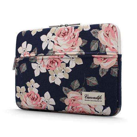 Canvaslife Pouch 14 Laptoptasche für MacBook Air / Pro Navy Rose