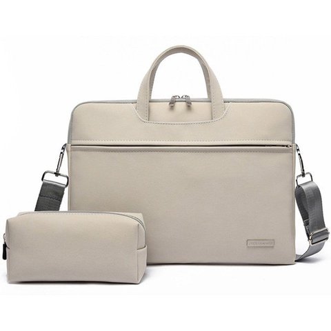 Case JIQUANMEI Laptoptasche 15.6 "für MacBook Air / Pro Hellgrau