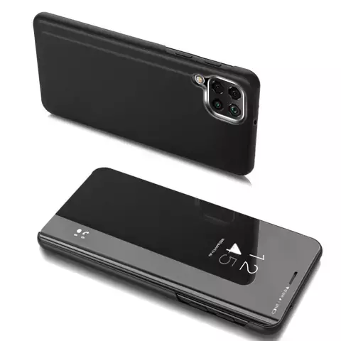 Clear View Hülle für Samsung Galaxy M33 5G schwarz