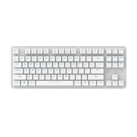 Dareu EK807G 2.4G Wireless Mechanische Tastatur (Weiß)