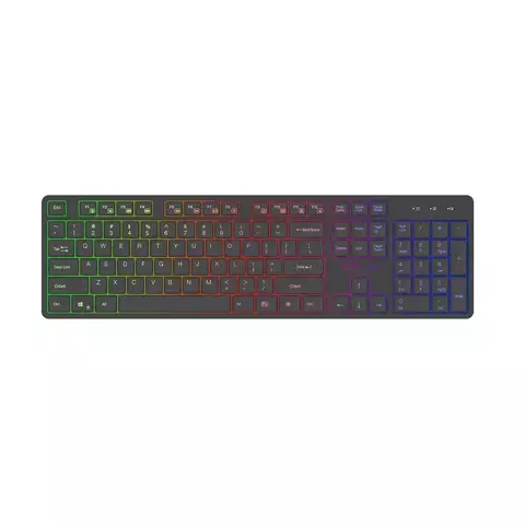 Delux SK800GL 2.4G Silent RGB kabellose Tastatur