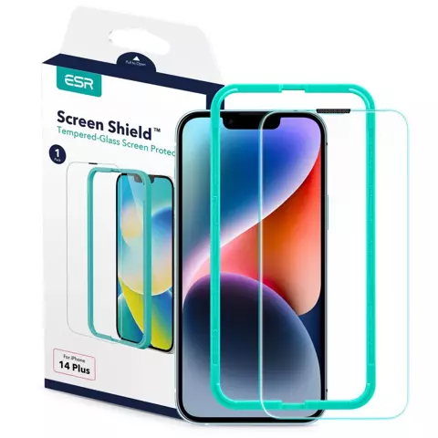 ESR Screen Shield gehärtetes Glas für Apple iPhone 13 Pro Max / 14 Plus Klar