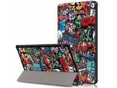 Etui Alogie-Buchcover Huawei MediaPad T5 10.1 Graffiti