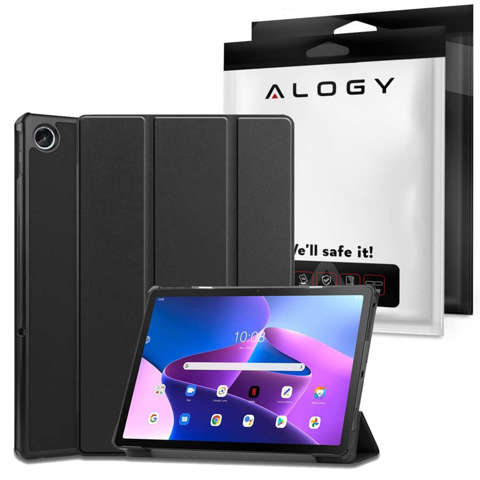 Etui Alogy Book Cover Case für Lenovo M10 Plus 10.6" TB-125F / TB-128F Czarny