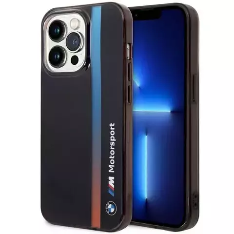 Etui BMW BMHCP14L22HVGV für iPhone 14 Pro 6.1" IML Tricolor Stripe