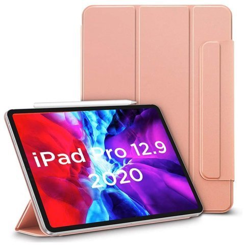 Etui ESR Rebound Magnetic für Apple iPad Pro 12.9 2020 Roségold