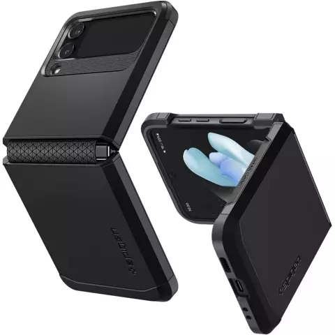 Etui-Hülle Spigen Tough Armor für Samsung Galaxy Z Flip 4 Schwarz