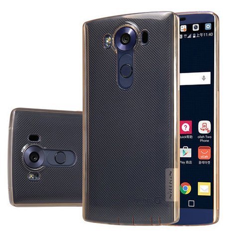 Etui Nillkin Nature Silikon 0.6mm für LG V10 Braun