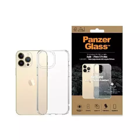 Etui PanzerGlass HardCase für iPhone 13 Pro Max 6,7" Antibakteriell Militärqualität klar 0317