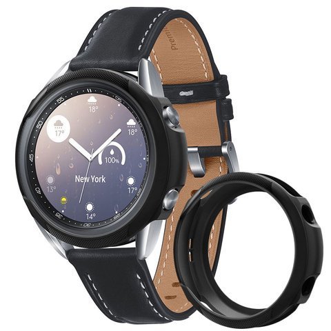 Etui Spigen Liquid Air für Samsung Galaxy Watch 3 41mm Mattschwarz