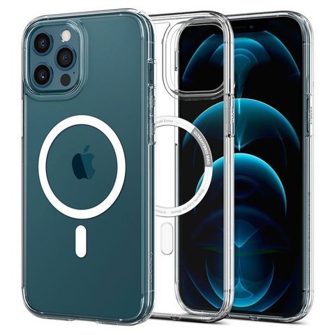 Etui Spigen Ultra Hybrid Mag für Apple iPhone 12 Pro Max Weiß