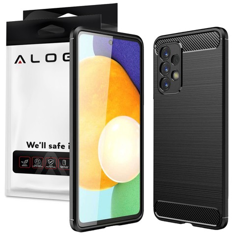 Etui für Samsung Galaxy A23 5G Alogy Rugged Armor obudowa TPU Carbon Black