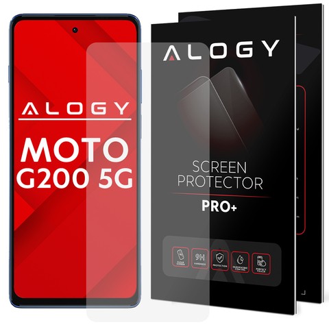 Gehärtetes Glas 9H Alogy Displayschutz für Motorola Moto G200 5G