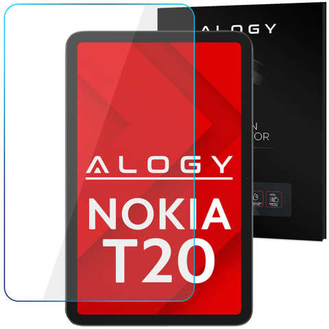 Gehärtetes Glas 9H Alogy Displayschutz für Nokia T20