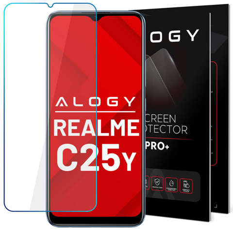 Gehärtetes Glas 9H Alogy Displayschutz für Realme C25y