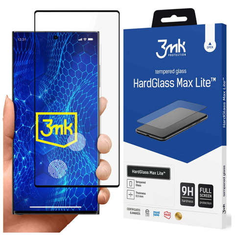 Gehärtetes Glas für Samsung Galaxy S23 Ultra – 3mk HardGlass Max Lite™