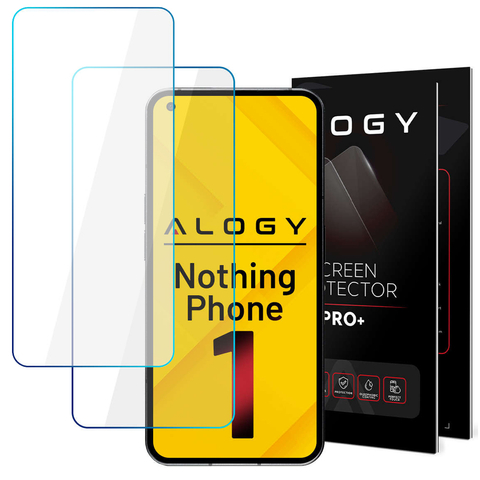 Gehärtetes Glas x2 9H Alogy Displayschutzfolie für Nothing Phone 1