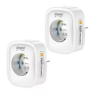 Gosund SP1-H WiFi Smart Socket, 2 Stück (HomeKit) (2er-Pack)