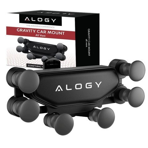 Gravity Autohalterung für Alogy Gravity Black Kühlergrill