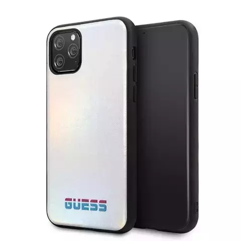 Guess GUHCN58BLD iPhone 11 Pro srebrny /silver Hard Case Iridescent