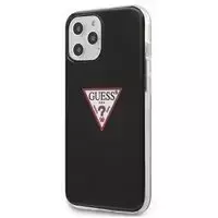 Guess GUHCP12MPCUCTLBK iPhone 12/12 Pro 6.1&quot; schwarz / schwarzes Hardcase Triangle Collection