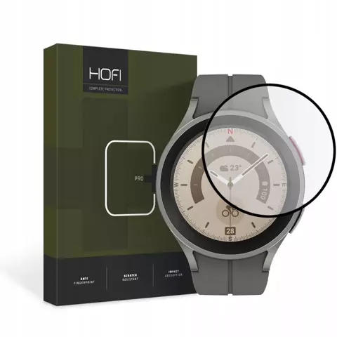 Hofi Hybrid Pro Hybridglas für Samsung Galaxy Watch 5 Pro (45mm) Schwarz