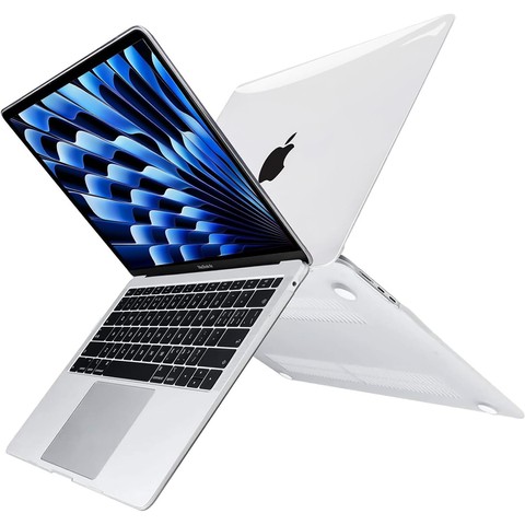 Hülle für MacBook Air 15 M2 2023 A2941 Hülle Gehäusedeckel Klar Alogy Hard Cover Transparent