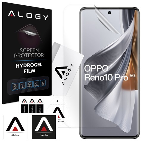 Hydrogel-Folie für Oppo Reno 10 Pro 5G Handy-Displayschutz Alogy Hydrogel-Folie