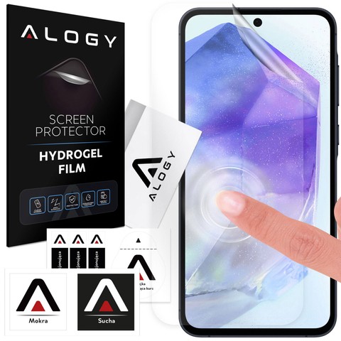 Hydrogel-Folie für Samsung Galaxy A54/ A53/ A52/ A52S/ A51/ A50 Handy-Displayschutz Alogy Hydrogel-Folie