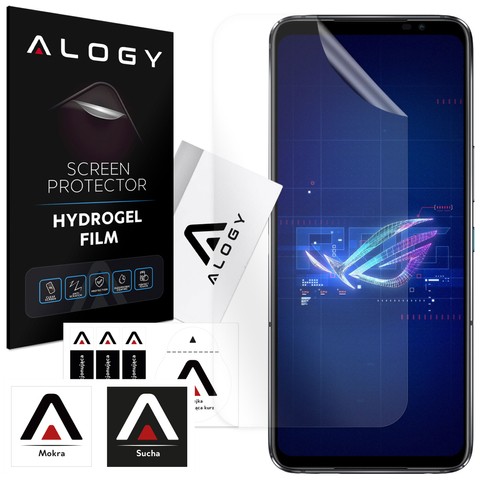 Hydrogelfolie für Asus ROG Phone 6/ 6 Pro Displayschutzfolie Alogy Hydrogelfolie
